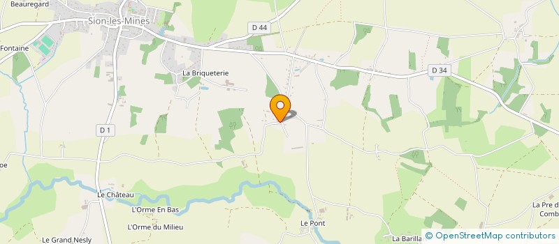 localisation de l'entreprise INDIVISION CHRETIEN  SION-LES-MINES