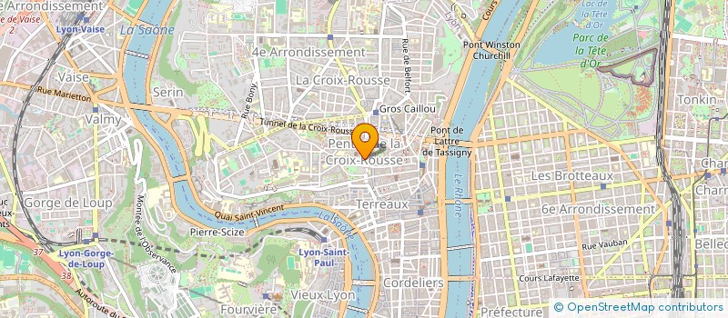 localisation de l'entreprise INDIVISION CHRETIEN  LYON