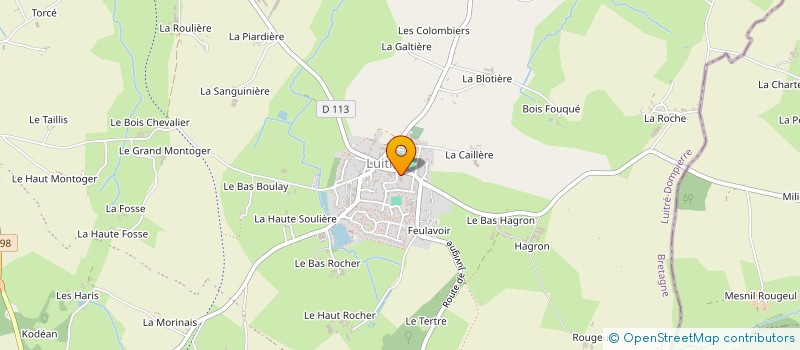 localisation de l'entreprise INDIVISION CHRETIEN  LUITRE-DOMPIERRE