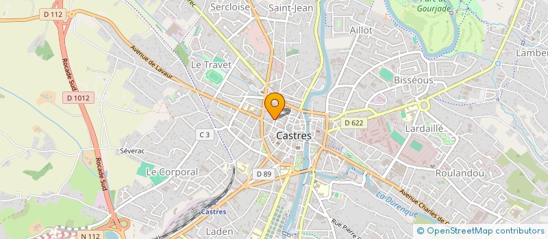 localisation de l'entreprise INDIVISION CHRISTIAN BRESSOLLE  CASTRES