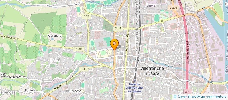 localisation de l'entreprise INDIVISION CHRISTIAN DEGOUT - LAETITIA ROSNER  VILLEFRANCHE-SUR-SAONE