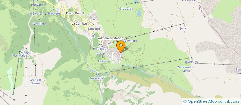 localisation de l'entreprise INDIVISION CHRISTINE-LAURENT  VALMEINIER