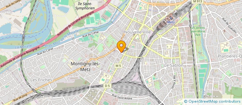 localisation de l'entreprise INDIVISION CHRISTOPHE DEMANGEON STEVE GRUNFELDER  METZ