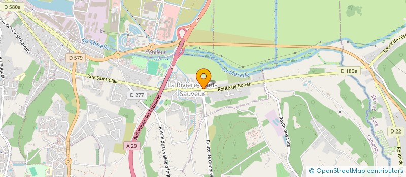 localisation de l'entreprise INDIVISION CHRISTOPHE ET LECLERC  LA RIVIERE-SAINT-SAUVEUR