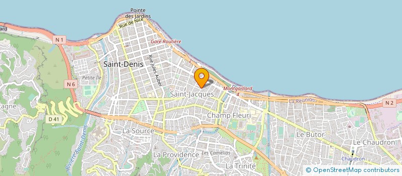 localisation de l'entreprise INDIVISION CHU WAI CHOW  SAINT-DENIS