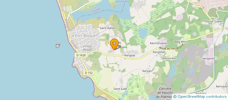 localisation de l'entreprise INDIVISION CHUPIN - MARRO  PLOEMEUR