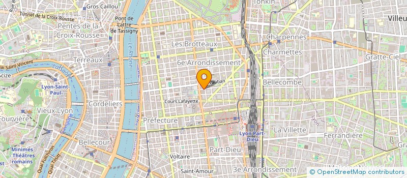 localisation de l'entreprise INDIVISION CHUZEL/SIMONIN  LYON