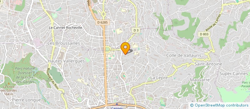 localisation de l'entreprise INDIVISION CIARAPICA GAUTIER à CANNES