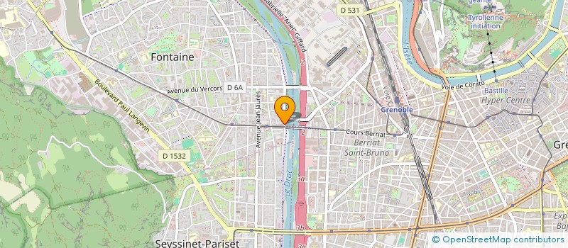 localisation de l'entreprise INDIVISION CICCUTTINI RIBET  FONTAINE