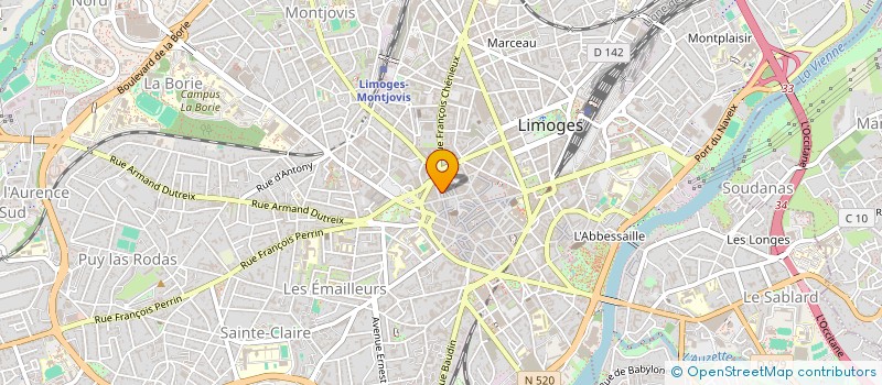 localisation de l'entreprise INDIVISION CIFARELLI-MAHER à LIMOGES