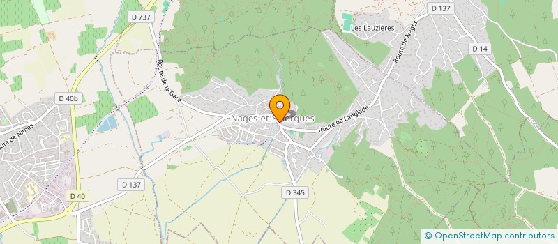 localisation de l'entreprise INDIVISION CISCAR  NAGES-ET-SOLORGUES