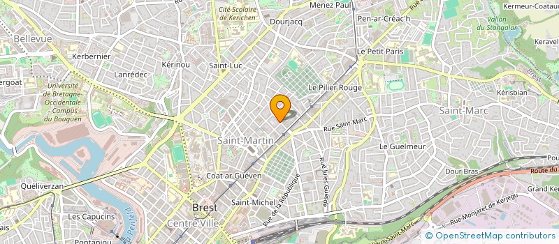 localisation de l'entreprise INDIVISION CITHAREL  BREST