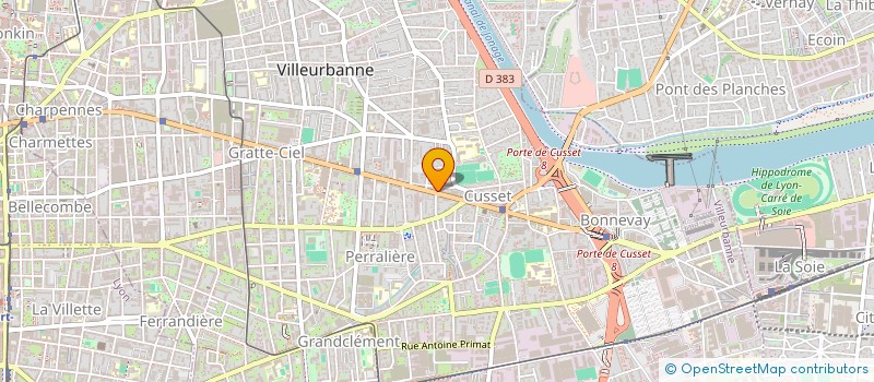 localisation de l'entreprise INDIVISION CLAEYS  VILLEURBANNE