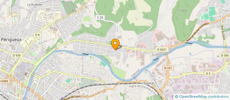 localisation de l'entreprise INDIVISION CLAIRET PETITJEAN  TRELISSAC