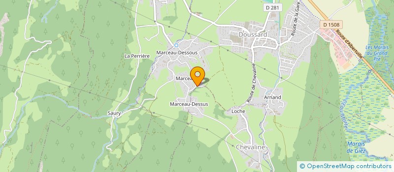 localisation de l'entreprise INDIVISION CLAIS  TALLOIRES-MONTMIN