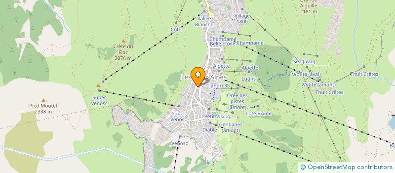 localisation de l'entreprise INDIVISION CLAISE à LES DEUX ALPES