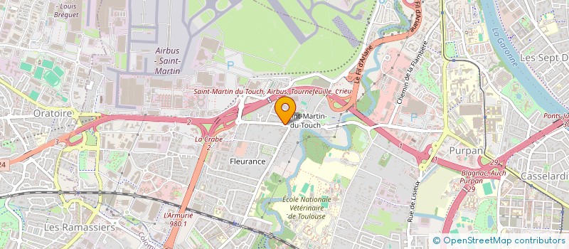 localisation de l'entreprise INDIVISION CLAMENS SYLVIE ET DUPLAN MATTHIEU à TOULOUSE