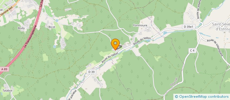 localisation de l'entreprise INDIVISION CLAMENT  SOURZAC