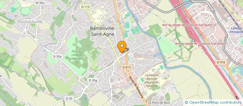 localisation de l'entreprise INDIVISION CLAUDE  RAMONVILLE-SAINT-AGNE