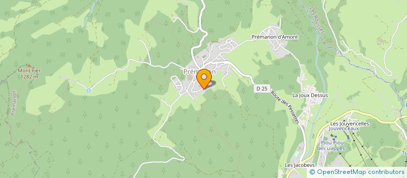 localisation de l'entreprise INDIVISION CLAUDE  PREMANON