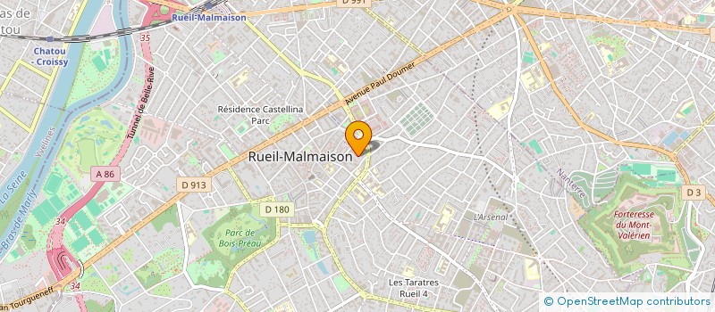localisation de l'entreprise INDIVISION CLAUDET à RUEIL-MALMAISON