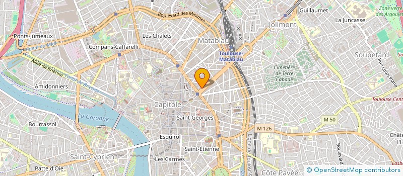 localisation de l'entreprise INDIVISION CLAVERE ROBERT ET BERNARD à TOULOUSE