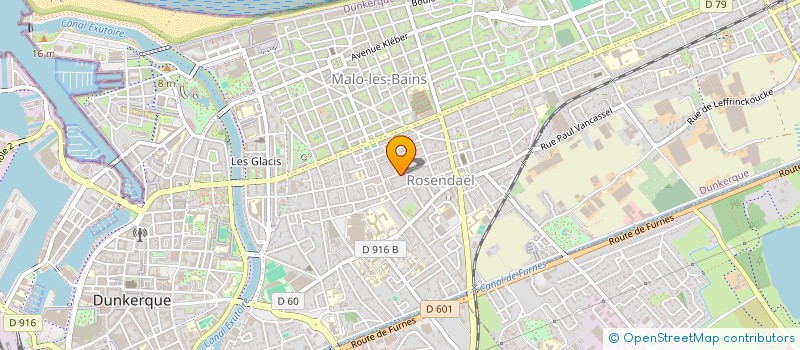 localisation de l'entreprise INDIVISION CLAVERIE à DUNKERQUE