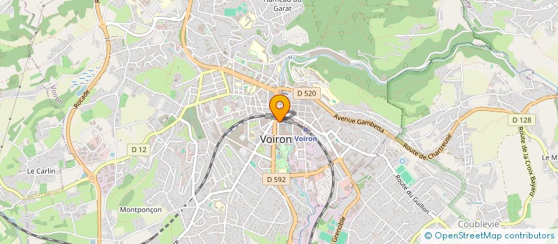localisation de l'entreprise INDIVISION CLEMENCON à VOIRON