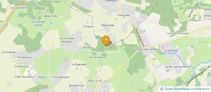 localisation de l'entreprise INDIVISION CLEMENT  AIXE-SUR-VIENNE