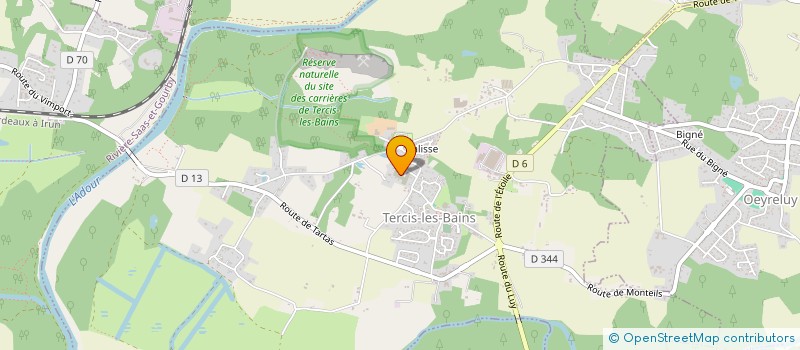 localisation de l'entreprise INDIVISION CLEMENT  TERCIS-LES-BAINS