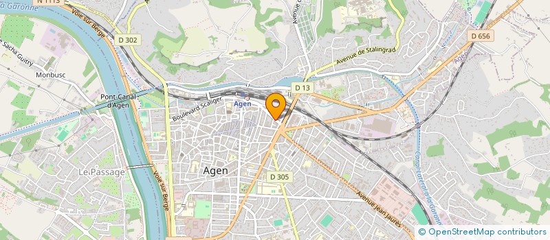 localisation de l'entreprise INDIVISION CLEMENT DUPLAN  AGEN