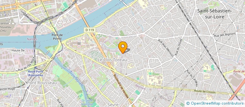 localisation de l'entreprise INDIVISION CLEMENT MAXIME ET PEQUEGNOT CLARISSE  NANTES
