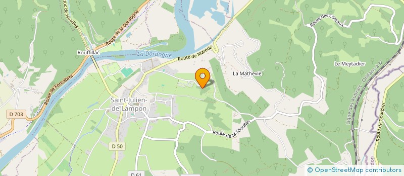 localisation de l'entreprise INDIVISION CLEMENT MEURICE  SAINT-JULIEN-DE-LAMPON