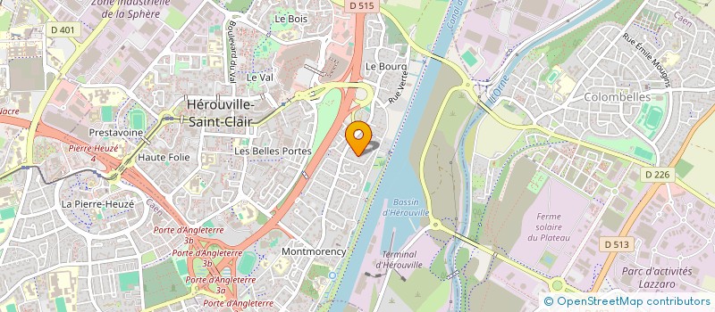localisation de l'entreprise INDIVISION CLEMENT - SANGO à HEROUVILLE-SAINT-CLAIR