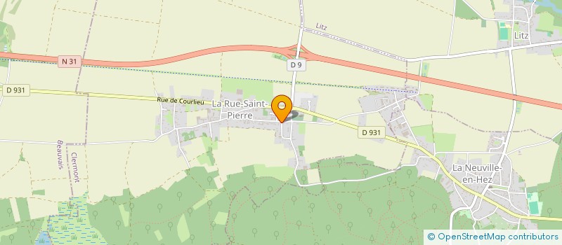 localisation de l'entreprise INDIVISION CLERGET - CALVAT  HAUDIVILLERS