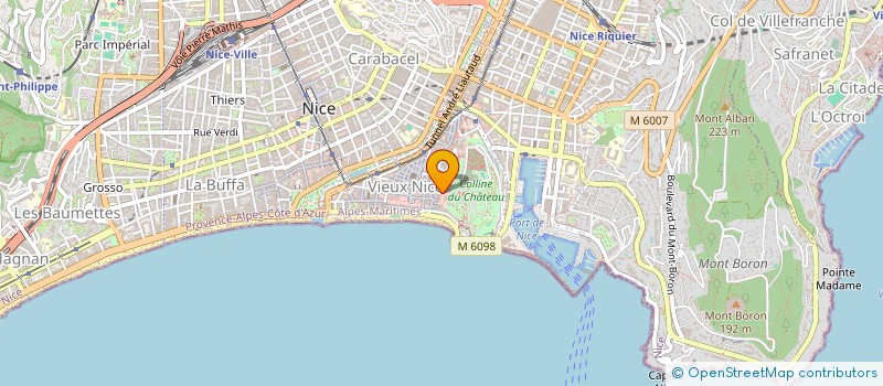 localisation de l'entreprise INDIVISION CLERICO ET CLERISSI  NICE