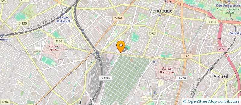 localisation de l'entreprise INDIVISION CLERMONT CHARLOTTE ET MATTHIEU  MONTROUGE