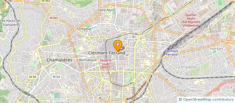 localisation de l'entreprise INDIVISION CLERMONT TERRASSE  CLERMONT-FERRAND