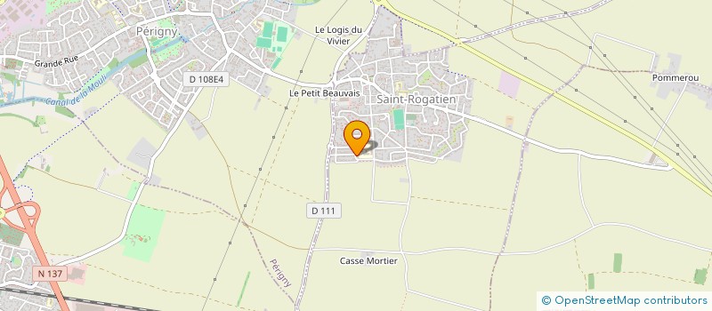 localisation de l'entreprise INDIVISION CLEROUIN-HERVE  SAINT-ROGATIEN