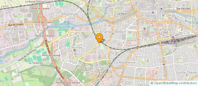 localisation de l'entreprise INDIVISION CLEUNAY  RENNES