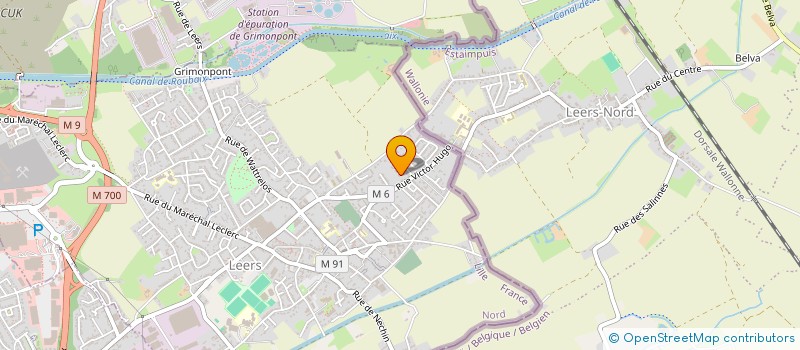 localisation de l'entreprise INDIVISION CLIN-RUCQUOIS  LEERS