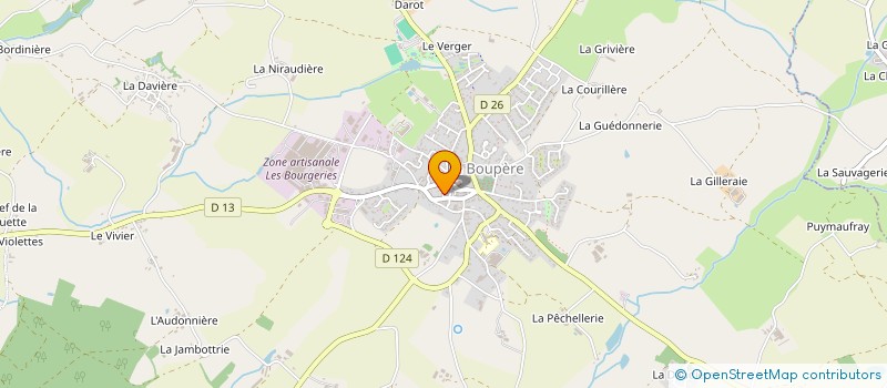 localisation de l'entreprise INDIVISION CLOATRE GREGORY ET DUPORT AMANDA à LE BOUPERE