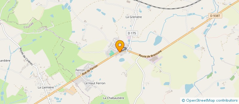 localisation de l'entreprise INDIVISION CLOCHARD  BRESSUIRE