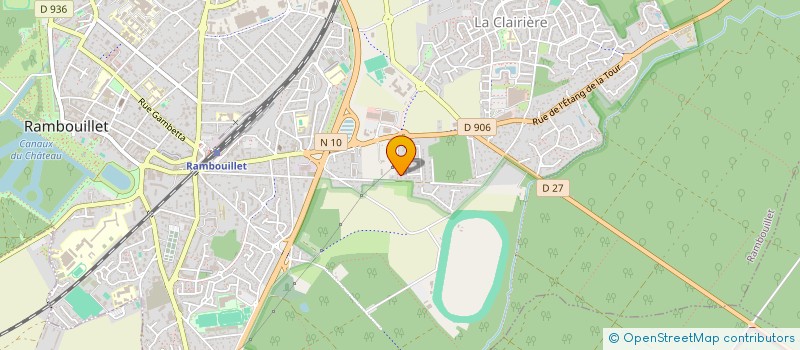 localisation de l'entreprise INDIVISION CLOCHARD DEBOEUF  RAMBOUILLET