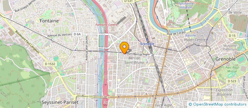 localisation de l'entreprise INDIVISION CLOITRE RODET  GRENOBLE