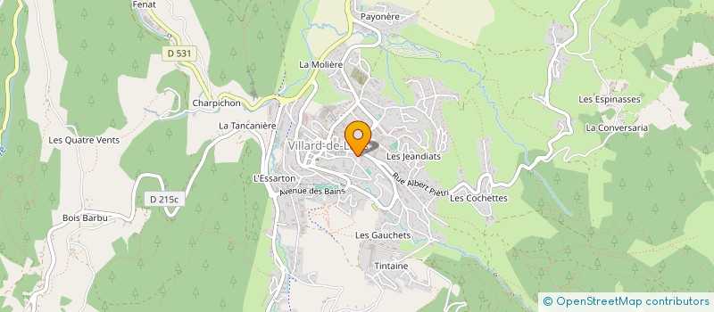 localisation de l'entreprise INDIVISION CLOSSET ET POSNIC à VILLARD-DE-LANS