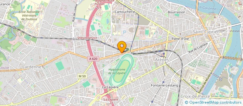 localisation de l'entreprise INDIVISION CLOT / CRUBEZY à TOULOUSE