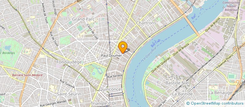 localisation de l'entreprise INDIVISION CLOUX - MEUNIER  BORDEAUX