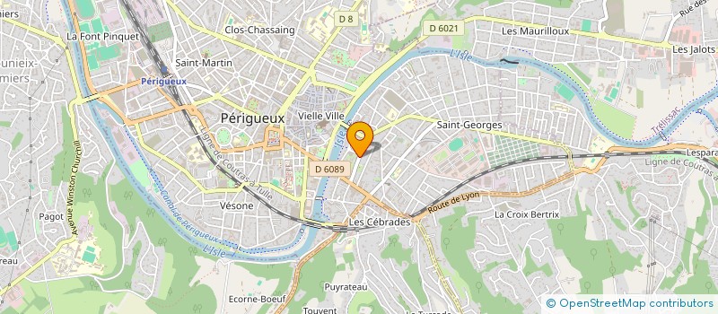 localisation de l'entreprise INDIVISION CLUZEAU DUARTE  PERIGUEUX