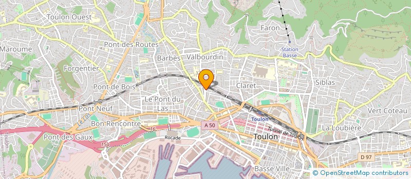 localisation de l'entreprise INDIVISION COAT-PELLETIER  TOULON